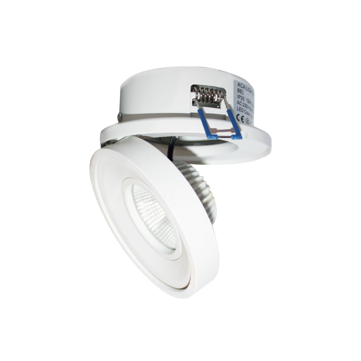 ACA ΣΠΟΤ ΧΩΝ. ΛΕΥΚΟΜΑΤ 10W COBEPISTARLED 2.700K 700LM 0-359 0-80 - Image 2