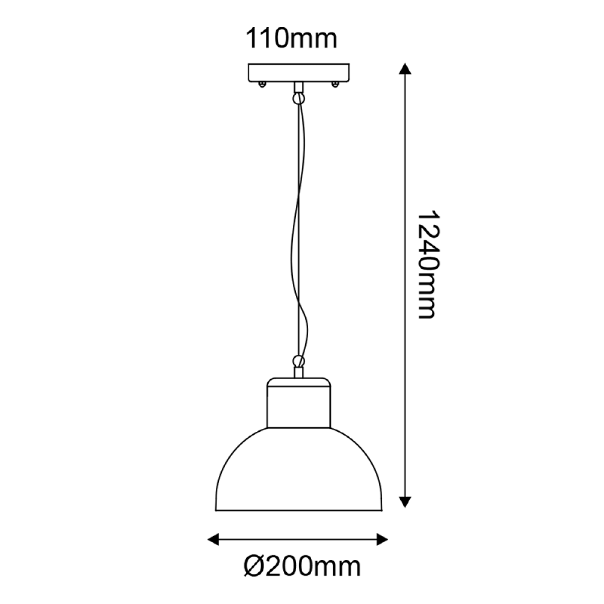 ACA ΛΕΥΚΟ ΚΡΕΜΑΣΤΟ ΦΩΤΙΣΤΙΚΟ BERO 1XE27 MAX.10W LED IP44 ΜΕ ΟΠΑΛ PC ΚΑΛΥΜΜΑ - Image 2