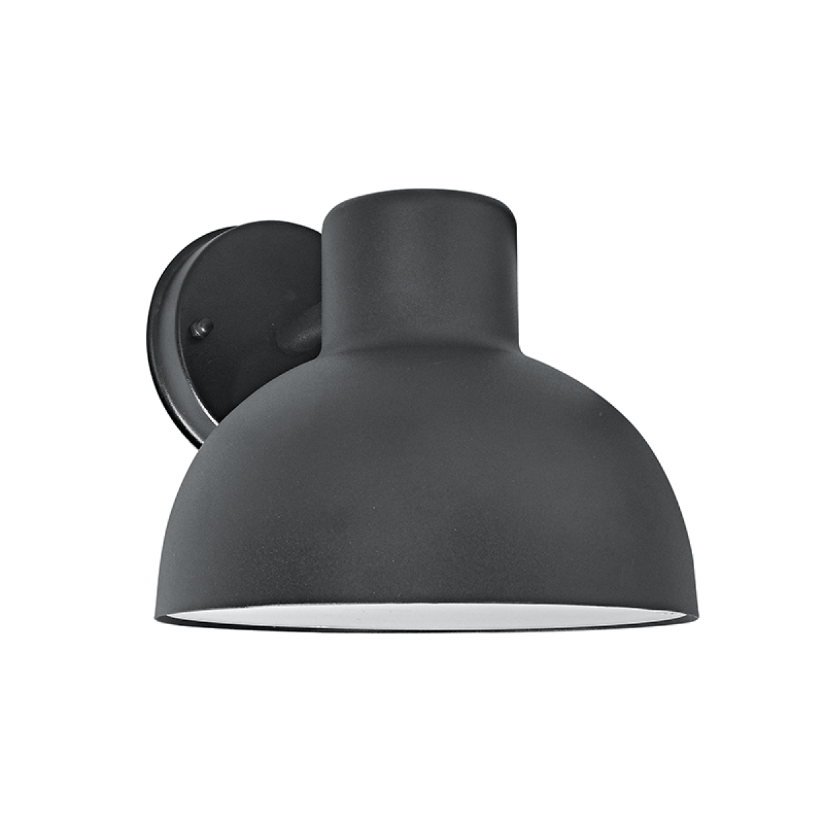 ACA ΜΑΥΡΟ ΕΠΙΤΟΙΧΟ ΦΩΤΙΣΤΙΚΟ BERO 1XE27 MAX.10W LED IP44 ΜΕ ΟΠΑΛ PC ΚΑΛΥΜΜΑ