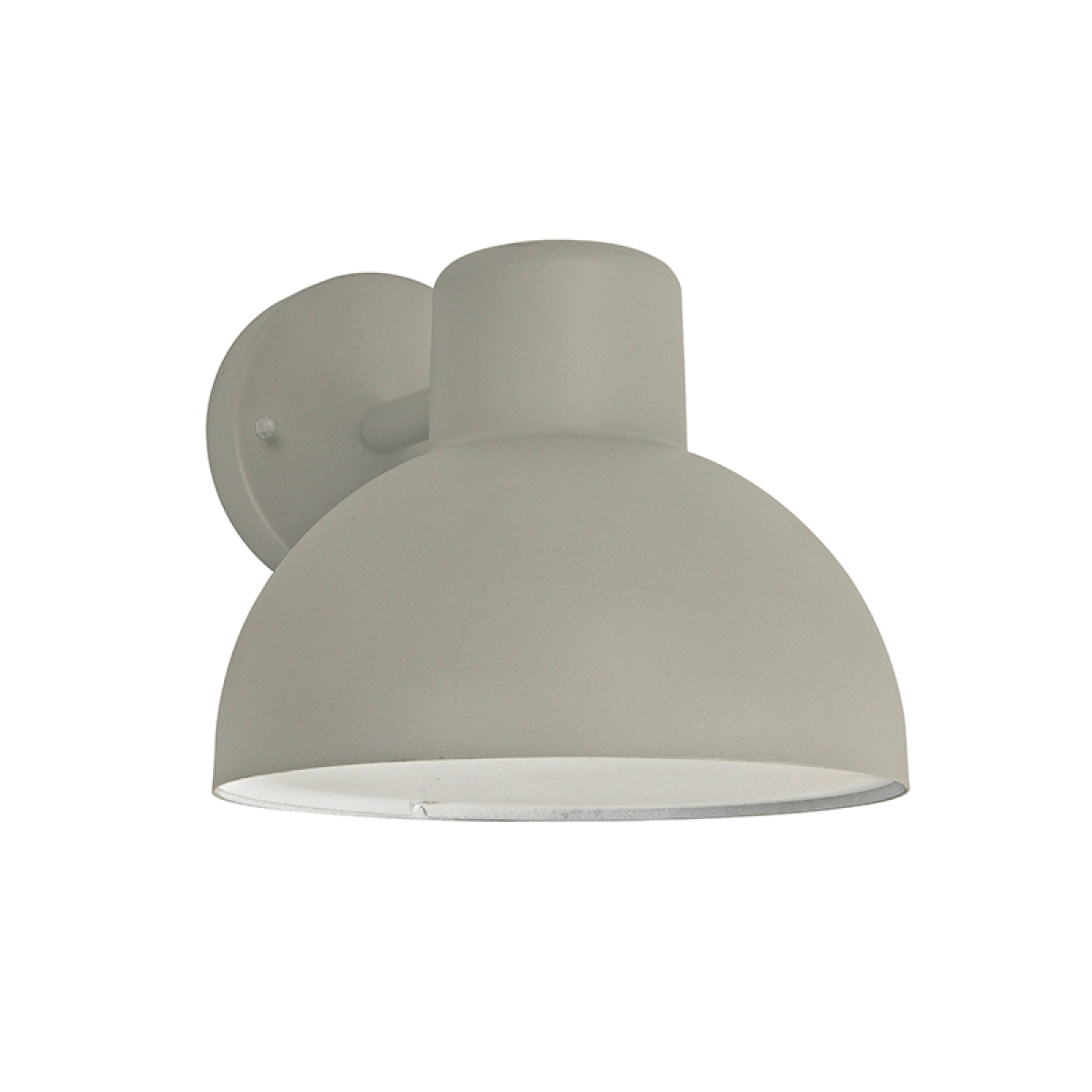 ACA ΓΚΡΙ ΕΠΙΤΟΙΧΟ ΦΩΤΙΣΤΙΚΟ BERO 1XE27 MAX.10W LED IP44 ΜΕ ΟΠΑΛ PC ΚΑΛΥΜΜΑ