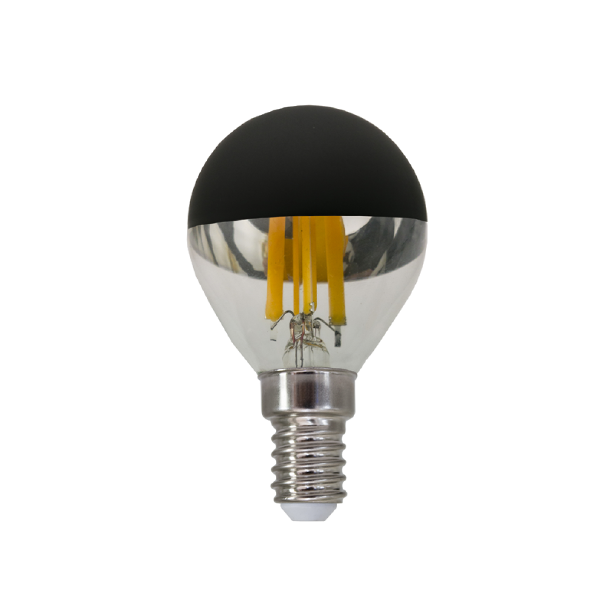 ACA LED FILAMENT E14 DIM G45 BLACK 5W 2700K 230V AC 620LM RA80
