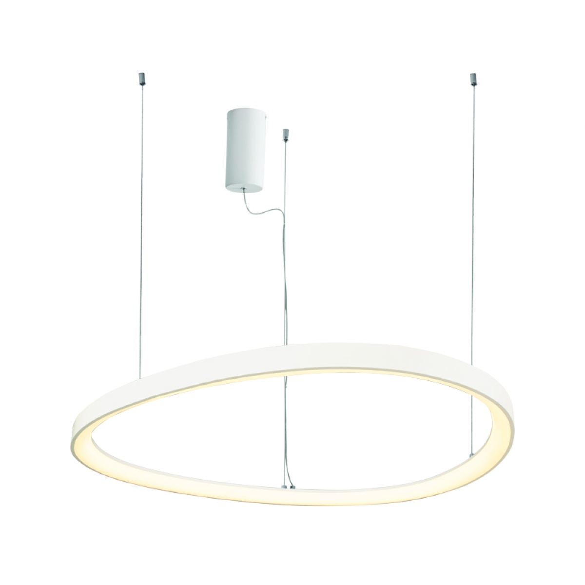 ACA ΚΡΕΜΑΣΤΟ Φ/Σ LED 36W 3000K 2700LM HARMONY ΛΕΥΚΟ ΑΛΟΥΜΙΝΙΟ IP20 D42XH120CM