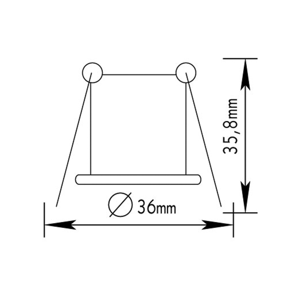 ACA ΣΠΟΤ ΧΩΝΕΥΤΟ BS 3153N G4 ΜΠΡΟΝΖΕ - Image 2
