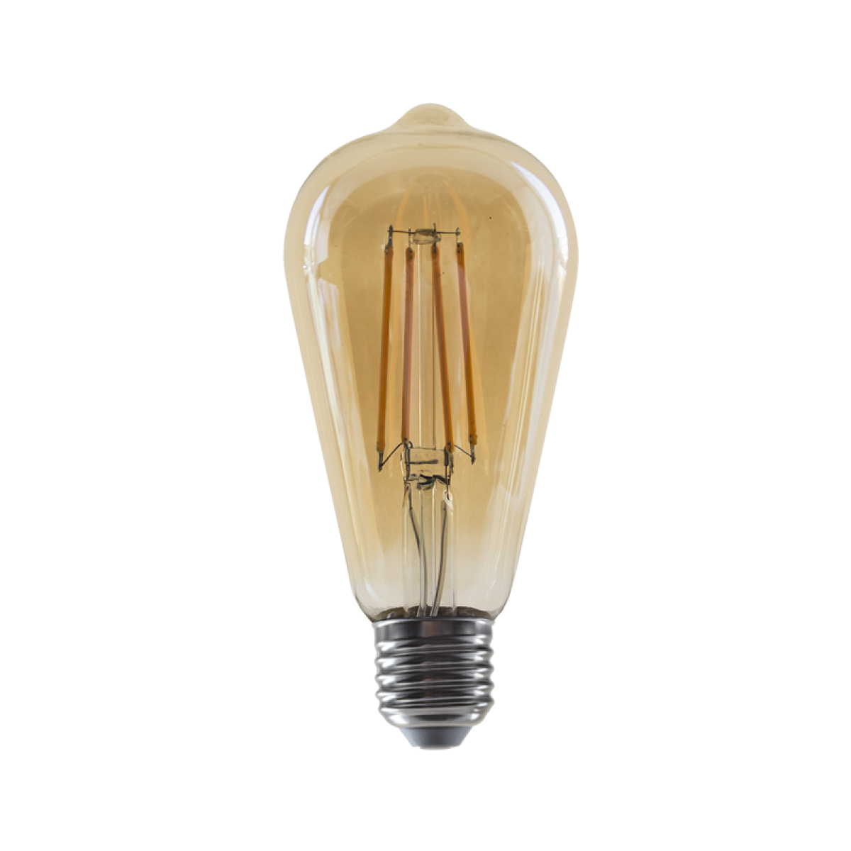 ACA LED FILAMENT E27 STEP-DIM ST64 AMBER 8W 2700K 230V AC 920LM RA80