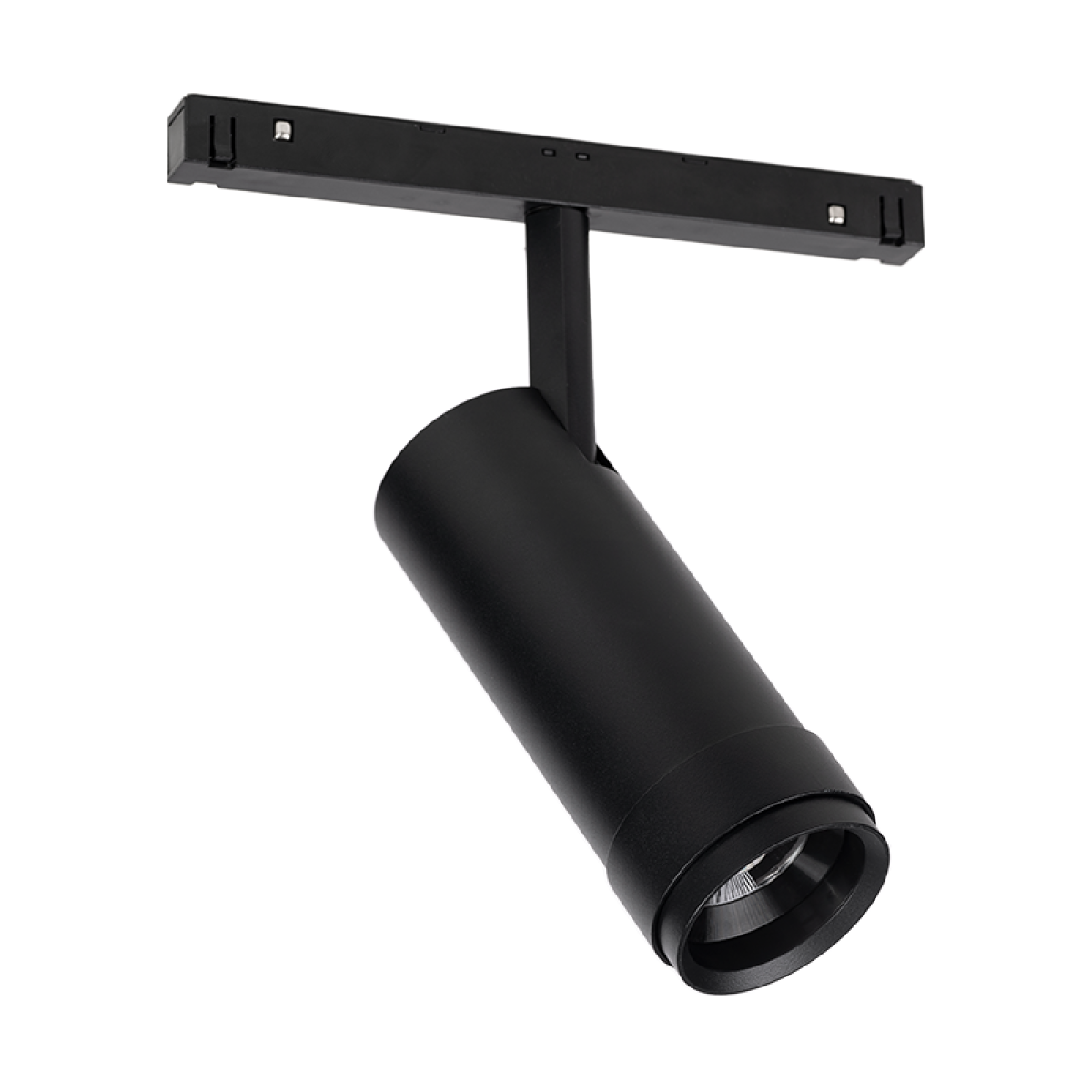 ACA ΜΑΥΡΟ ΜΑΤ ΜΑΓΝΗΤΙΚΟ ZOOMABLE ΣΠΟΤ 48V DC 20W 4000K 1680LM MAX. 20-50° OSRAM RA90 Φ58*152MM
