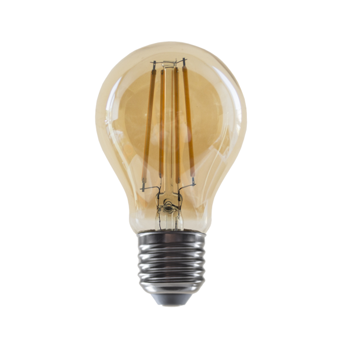 ACA LED FILAMENT E27 DIM A60 AMBER 8W 2700K 230V AC 900LM RA80