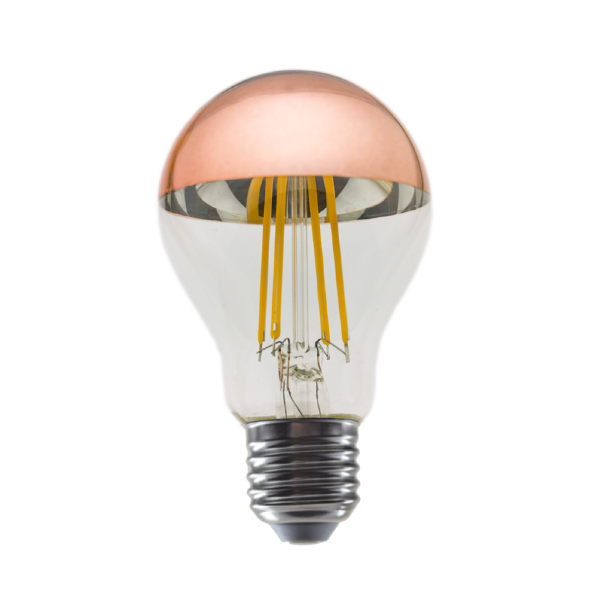 ACA LED FILAMENT E27 DIM A60 ROSE GOLD 8W 2700K 230V AC 900LM RA80
