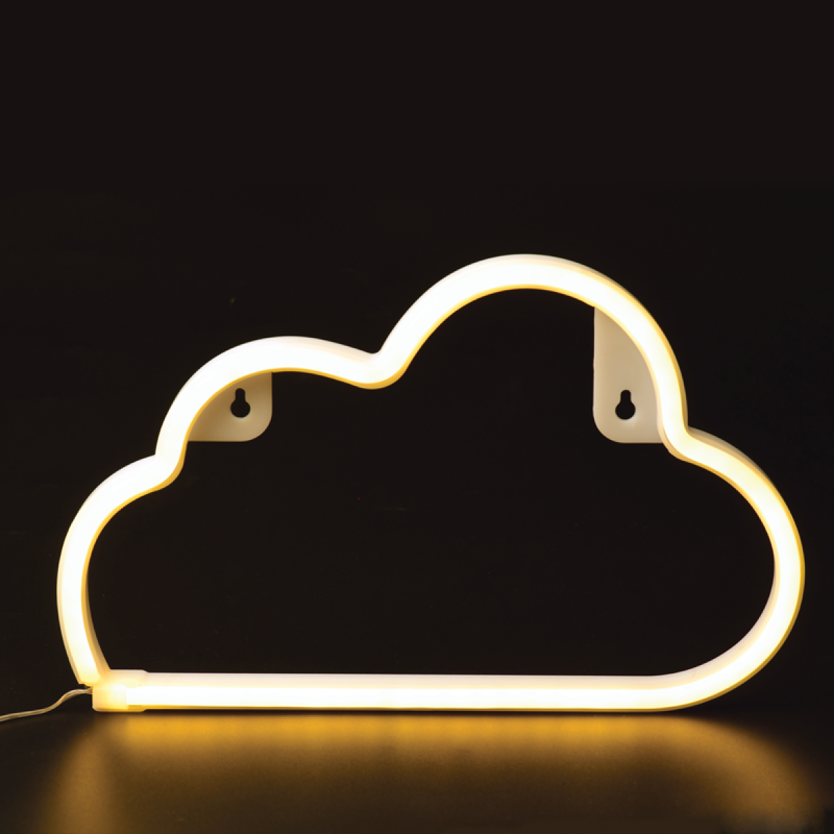 ACA ΣΥΝΝΕΦΟ, 48 NEON LED ΛΑΜΠΑΚΙΑ ΜΕ ΜΠΑΤΑΡΙΑ (3xAA)/USB, ΘΕΡΜΟ ΛΕΥΚΟ, IP20, 29.5x2x18.5cm