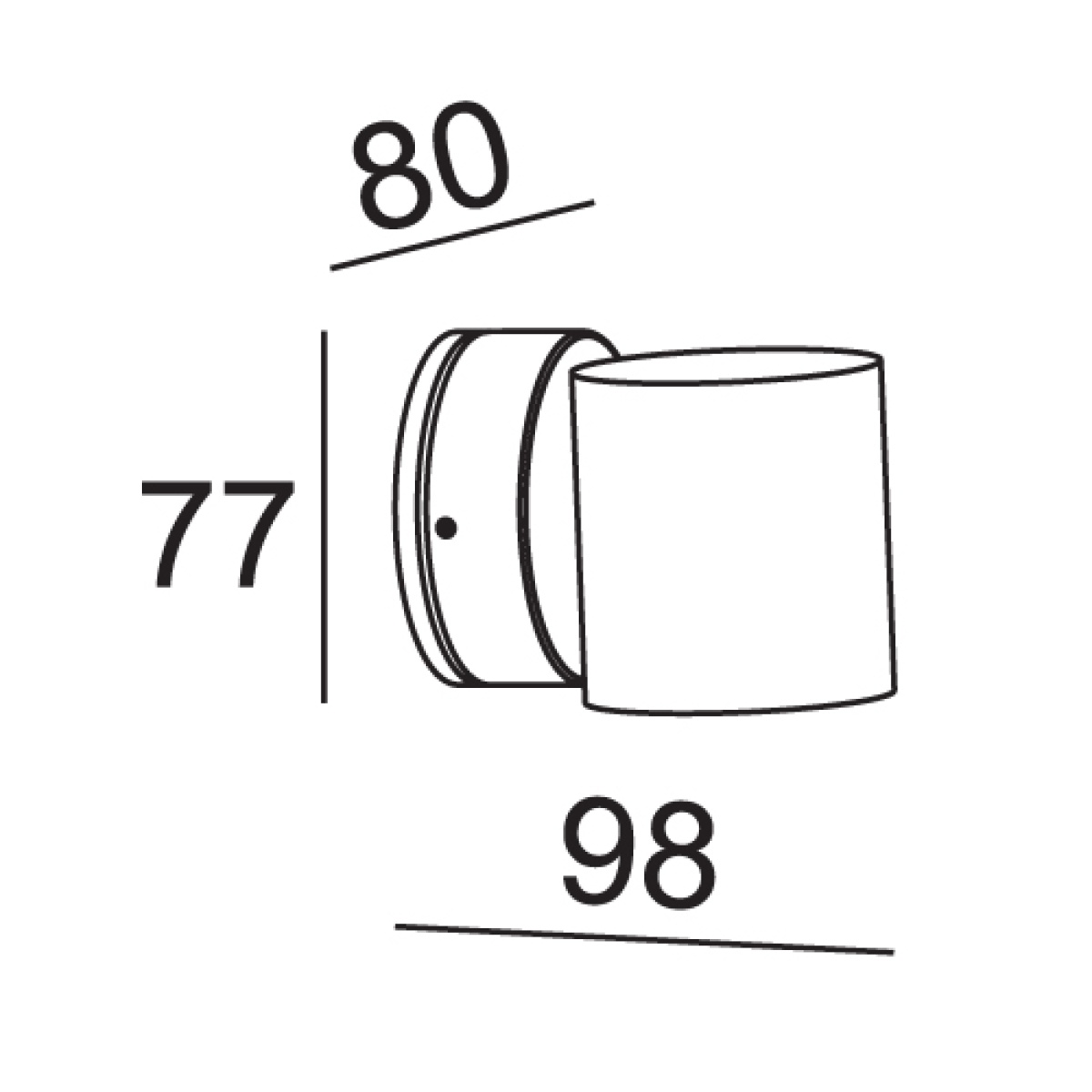 ACA  ΣΠΟΤ LED 3X1W IP44 - Image 2