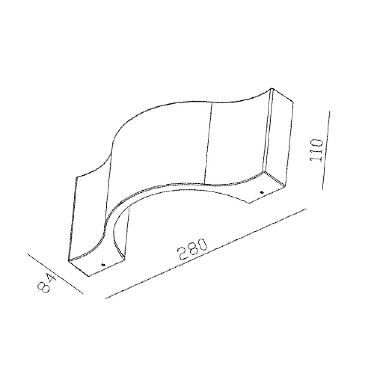ACA  ΑΠΛΙΚΑ-ΠΛΑΦΟΝΙΕΡΑ LED 1X6W LUNA - Image 2