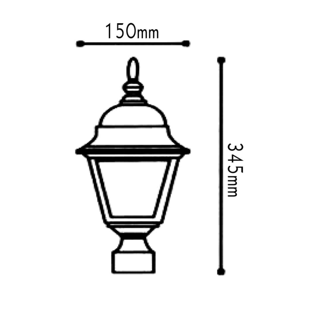 ACA ΦΑΝΑΡΙ ΙΣΤΟΥ ΧΡΥΣΟ ΜΑΥΡΟ ΙΡ44 Ε27 60W - Image 2