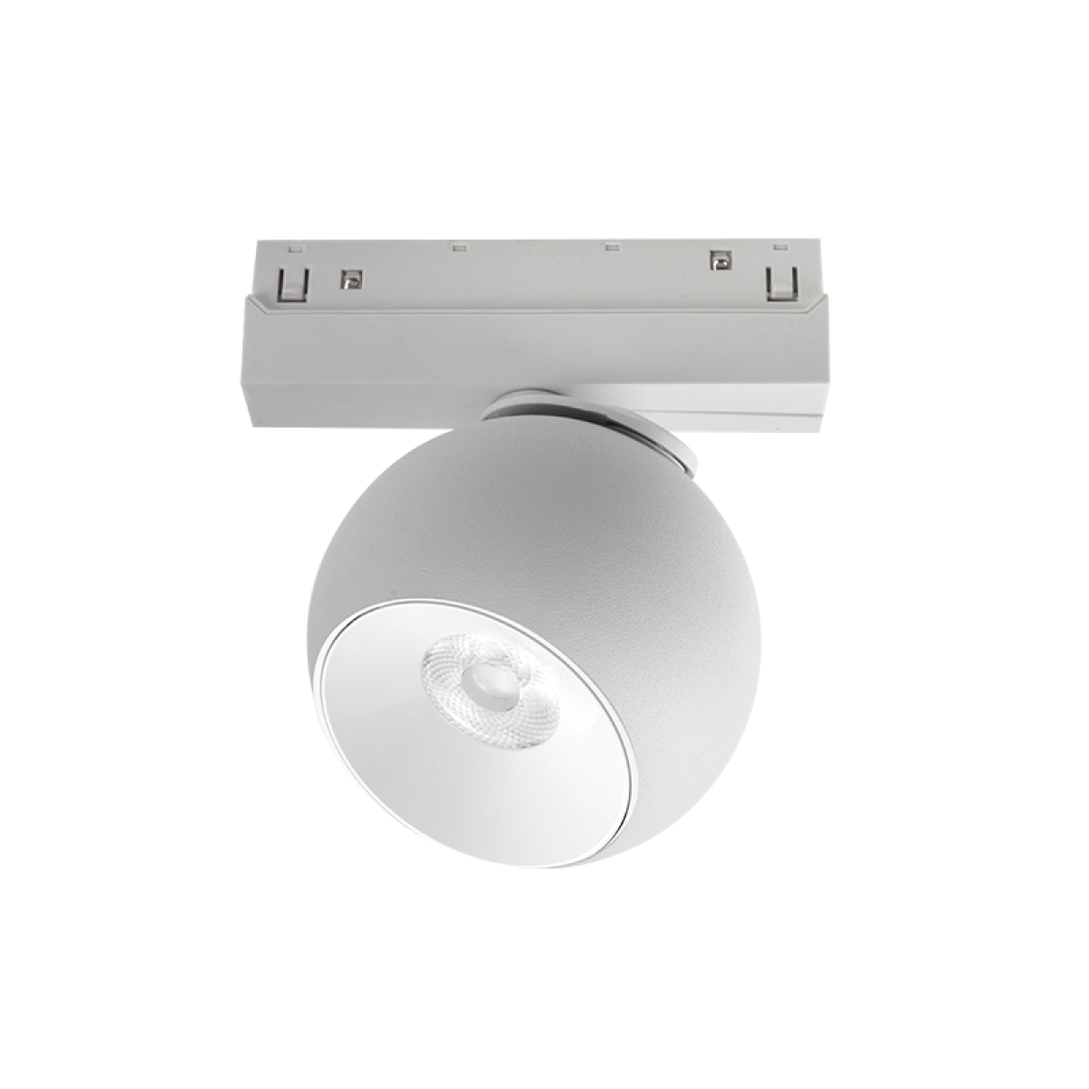 ACA ΛΕΥΚΟ ΜΑΤ ΜΑΓΝΗΤΙΚΟ ΣΠΟΤ 48V DC 12W 3000K 1000LM 36° OSRAM RA90 Φ100*134MM