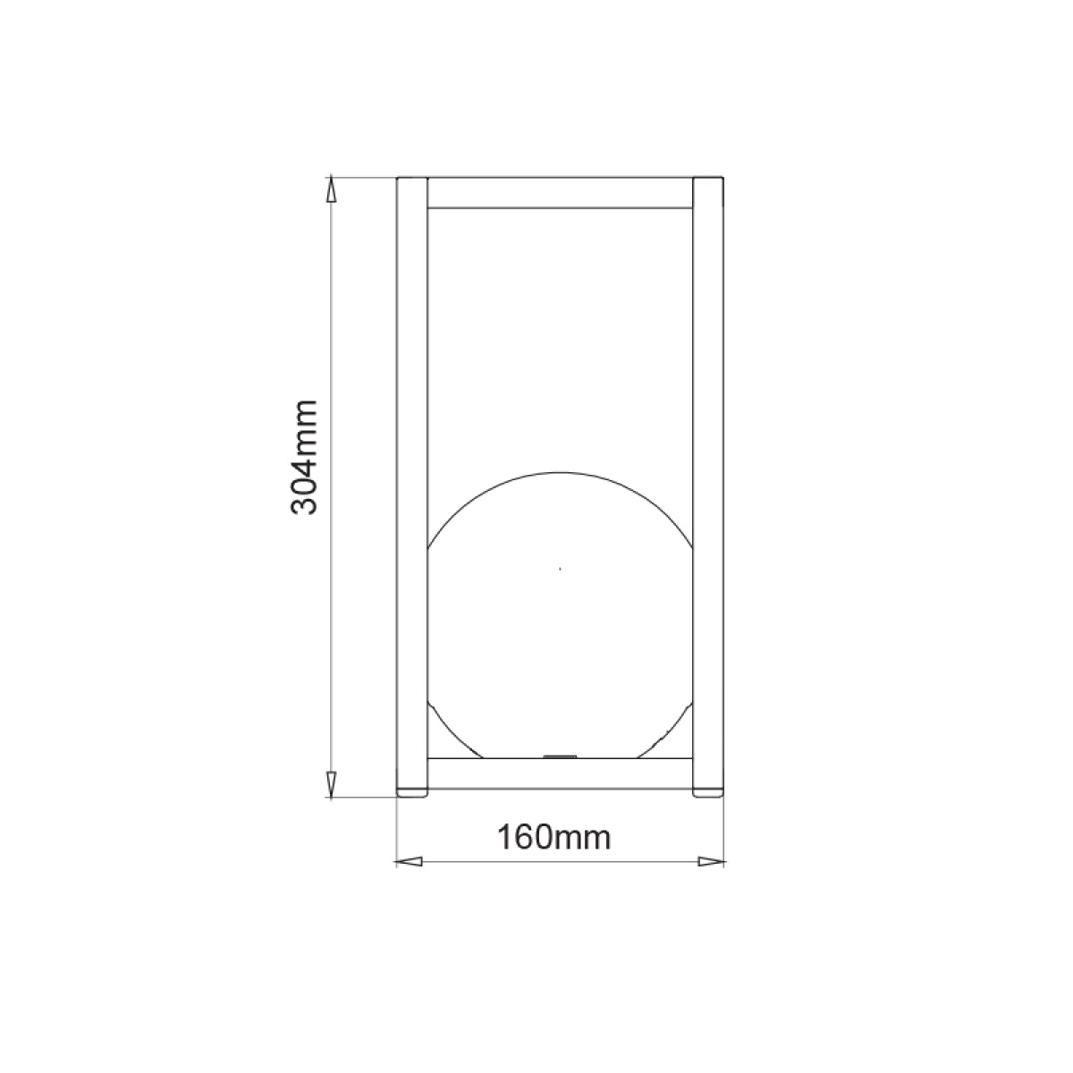 ACA LED SMD BATTERY LUMINAIRE 1W 160LM 3.000K CARK GREY 160° CRI80 IP54 - Image 3