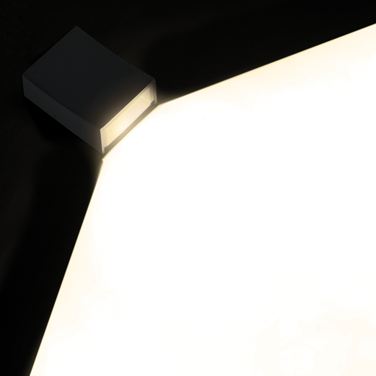 ACA LED HP WALL LUMINAIRE 3W 110LM 89° 230V AC 3.000K DARK GREY CRI80 IP65 30.000HRS - Image 2