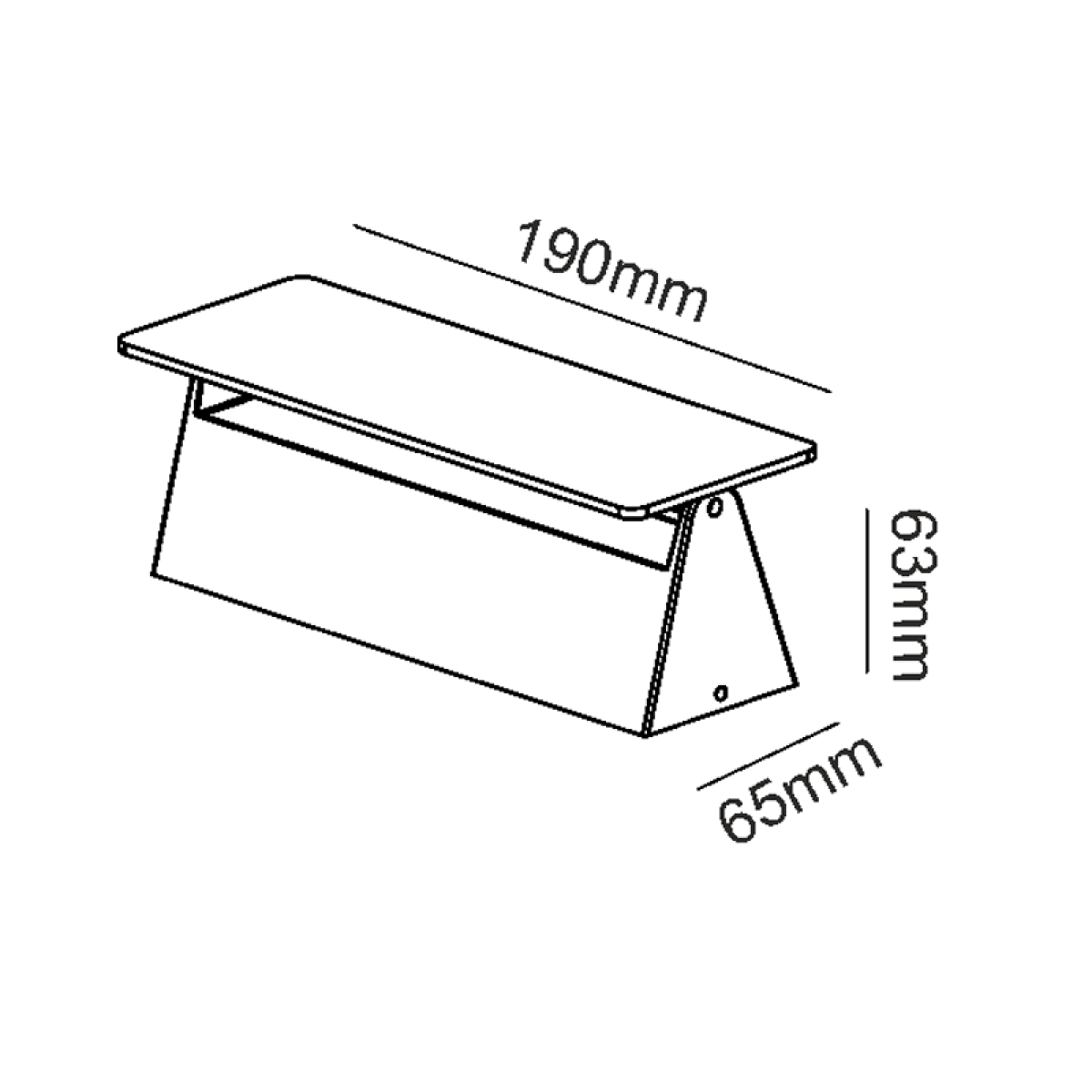 ACA LED SMD WALL LUMINAIRE 7W 210LM 190° 230V AC 3.000K DARK GREY CRI80 IP54 30.000HRS - Image 4