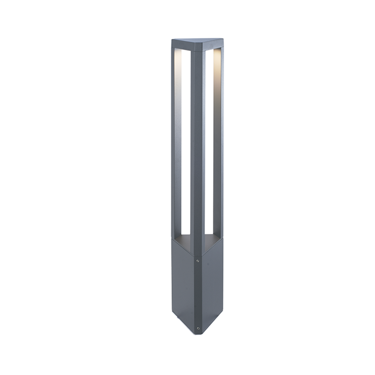 ACA LED HP POST LUMINAIRE 8W 420LM 45° 230V AC 3.000K DARK GREY CRI80 IP65 30.000HRS