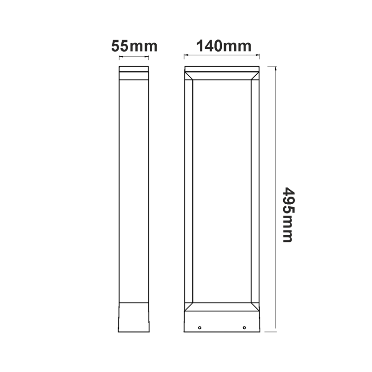 ACA LED COB POST LUMINAIRE 8W 180LM 90° 230V AC 3.000K DARK GREY CRI80 IP54 30.000HRS - Image 3