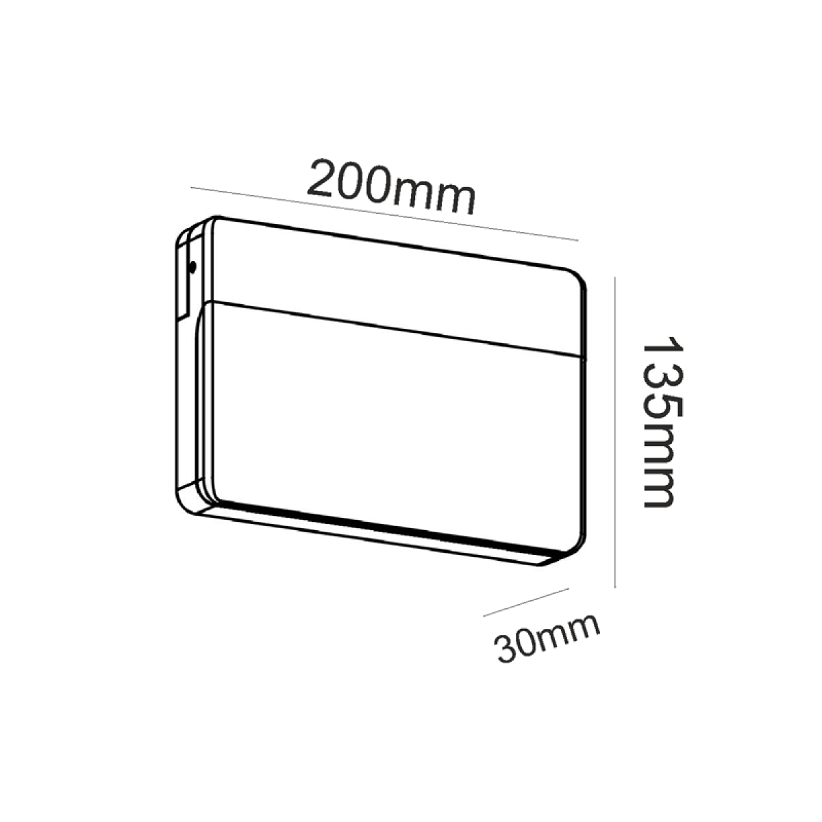 ACA LED SMD WALL LUMINAIRE 13W 650LM 120° 230V AC 3.000K DARK GREY CRI80 IP65 30.000HRS - Image 3