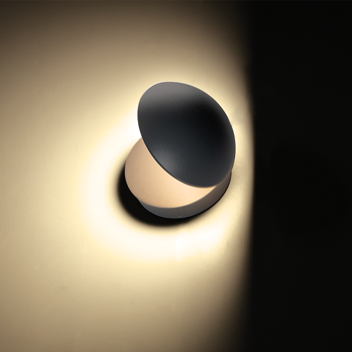 ACA LED SMD WALL LUMINAIRE 13W 480LM 100° 230V AC 3.000K DARK GREY CRI80 IP54 30.000HRS - Image 2