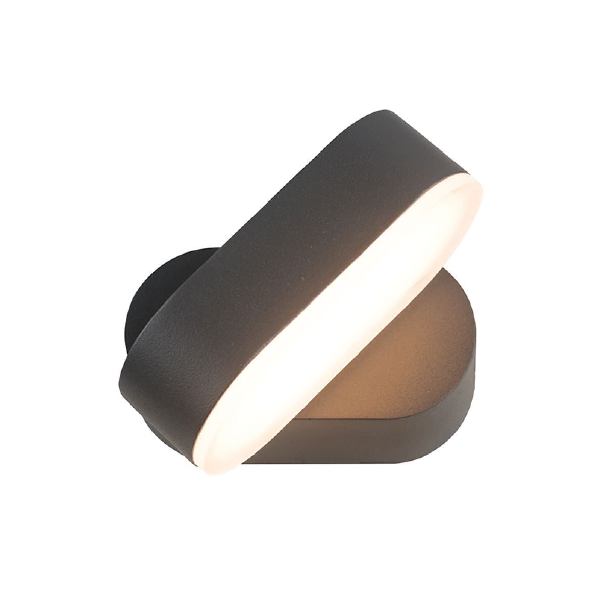 ACA LED SMD WALL LUMINAIRE 7W 320LM 100° 230V AC 3.000K DARK GREY CRI80 IP54 30.000HRS