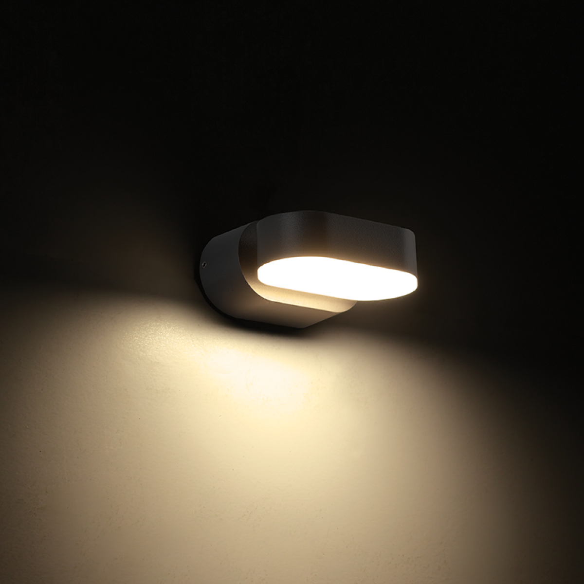 ACA LED SMD WALL LUMINAIRE 7W 320LM 100° 230V AC 3.000K DARK GREY CRI80 IP54 30.000HRS - Image 2