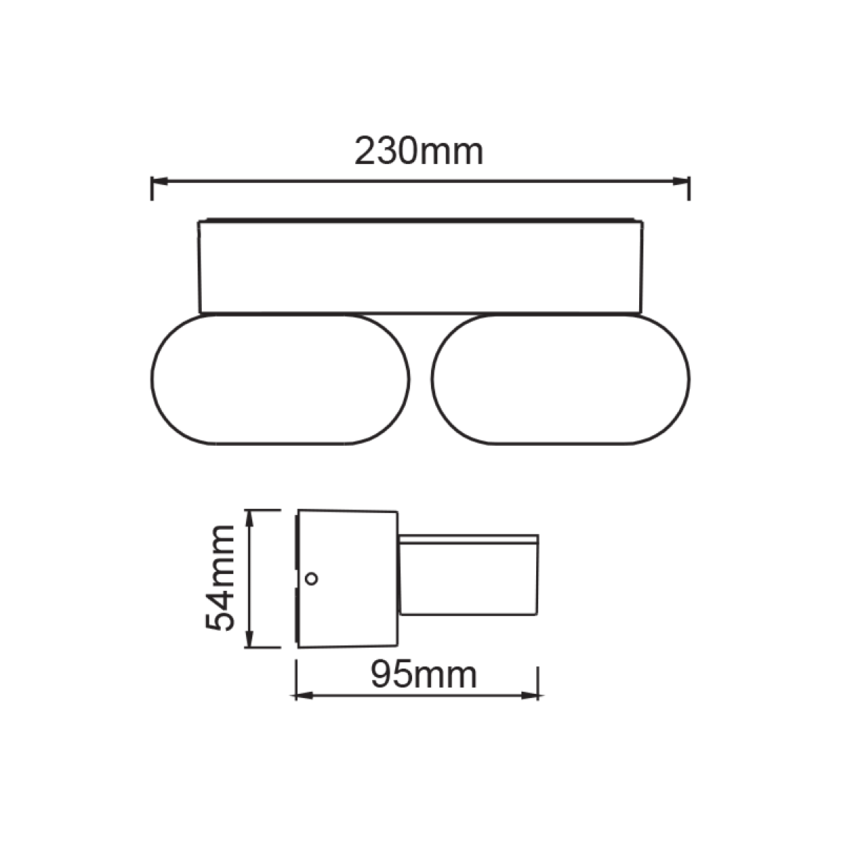 ACA LED SMD WALL LUMINAIRE 13W 630LM 100° 230V AC 3.000K DARK GREY CRI80 IP54 30.000HRS - Image 3