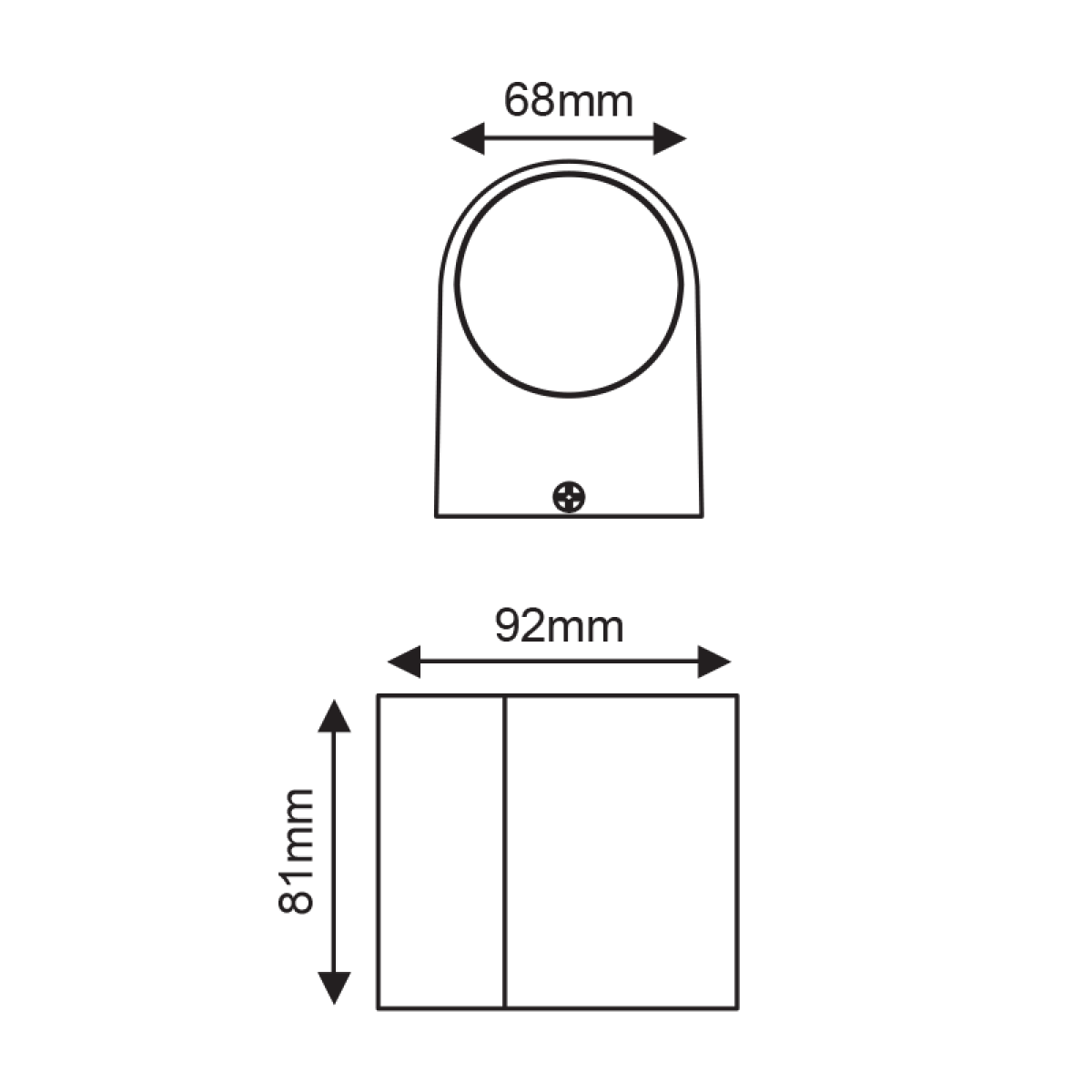 ACA LED HP WALL LUMINAIRE 4W 230LM 40° 230V AC 3.000K MATT WHITE CRI80 IP65 30.000HRS - Image 3