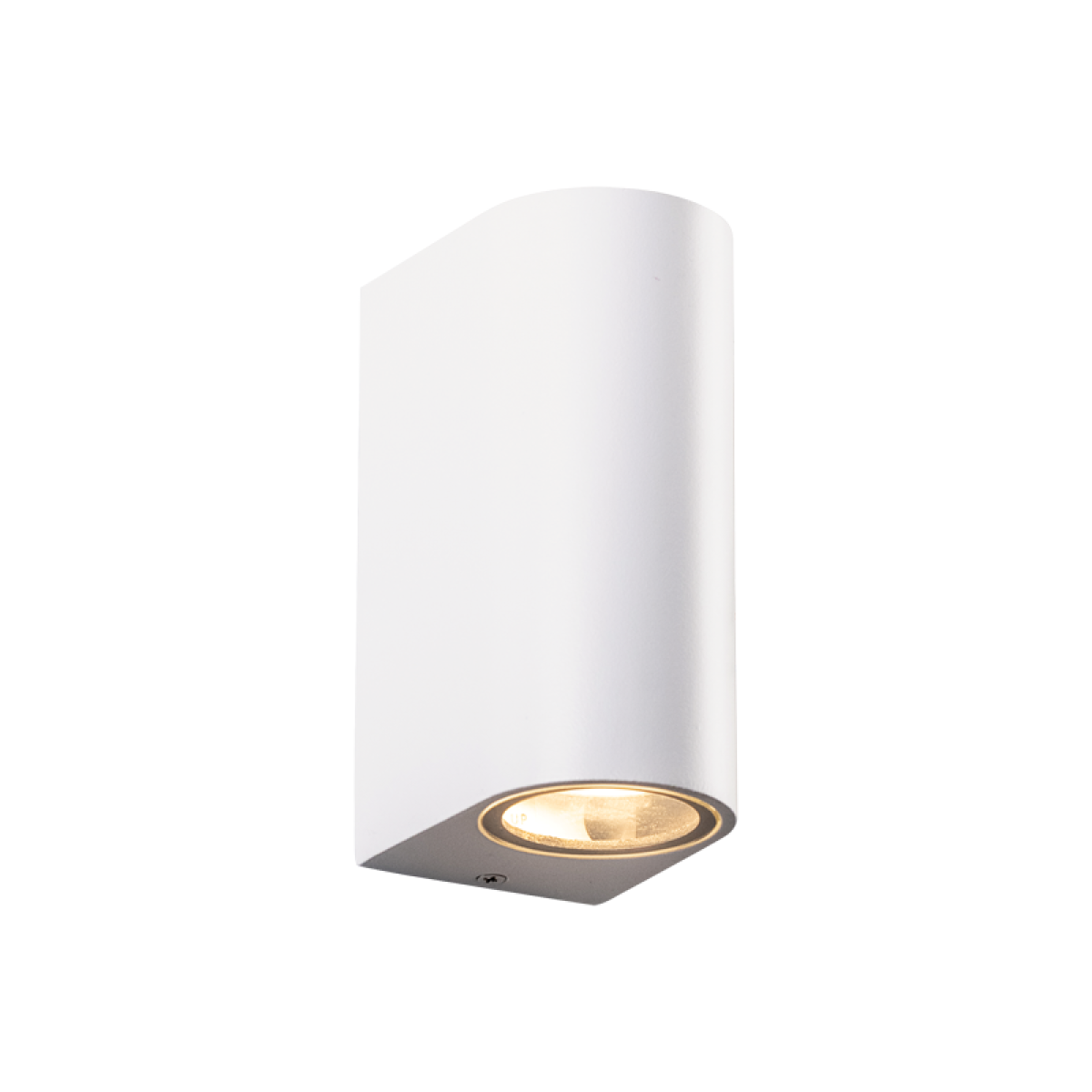 ACA GU10 WALL LUMINAIRE 230V AC MATT WHITE IP65 MAX.2X35W