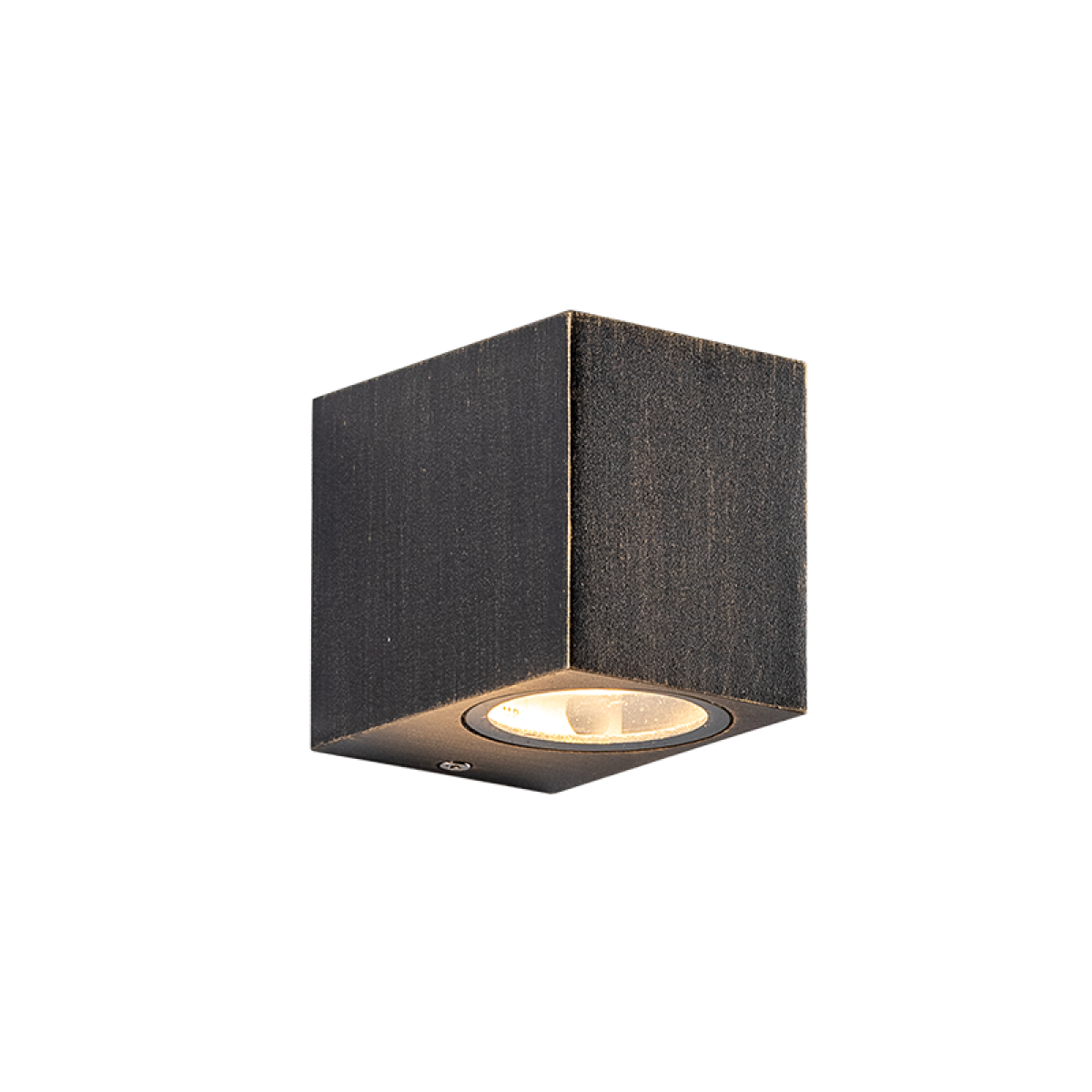 ACA GU10 WALL LUMINAIRE 230V AC GOLDEN BLACK IP65 MAX.35W