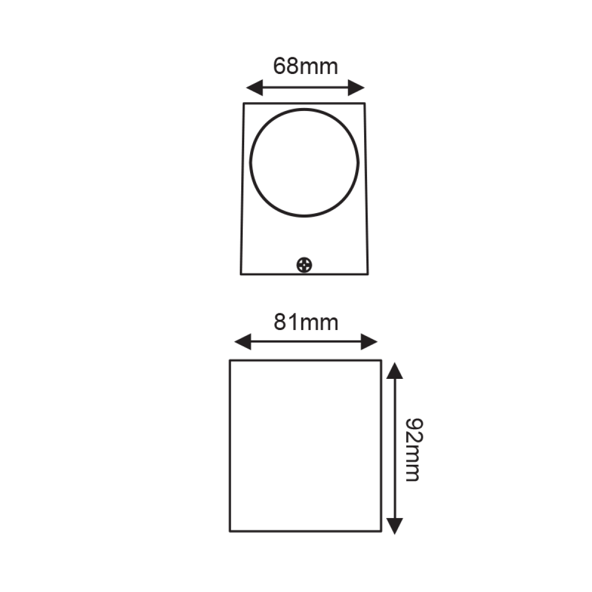 ACA LED HP WALL LUMINAIRE 4W 230LM 40° 230V AC 3.000K MATT WHITE CRI80 IP65 30.000HRS - Image 2