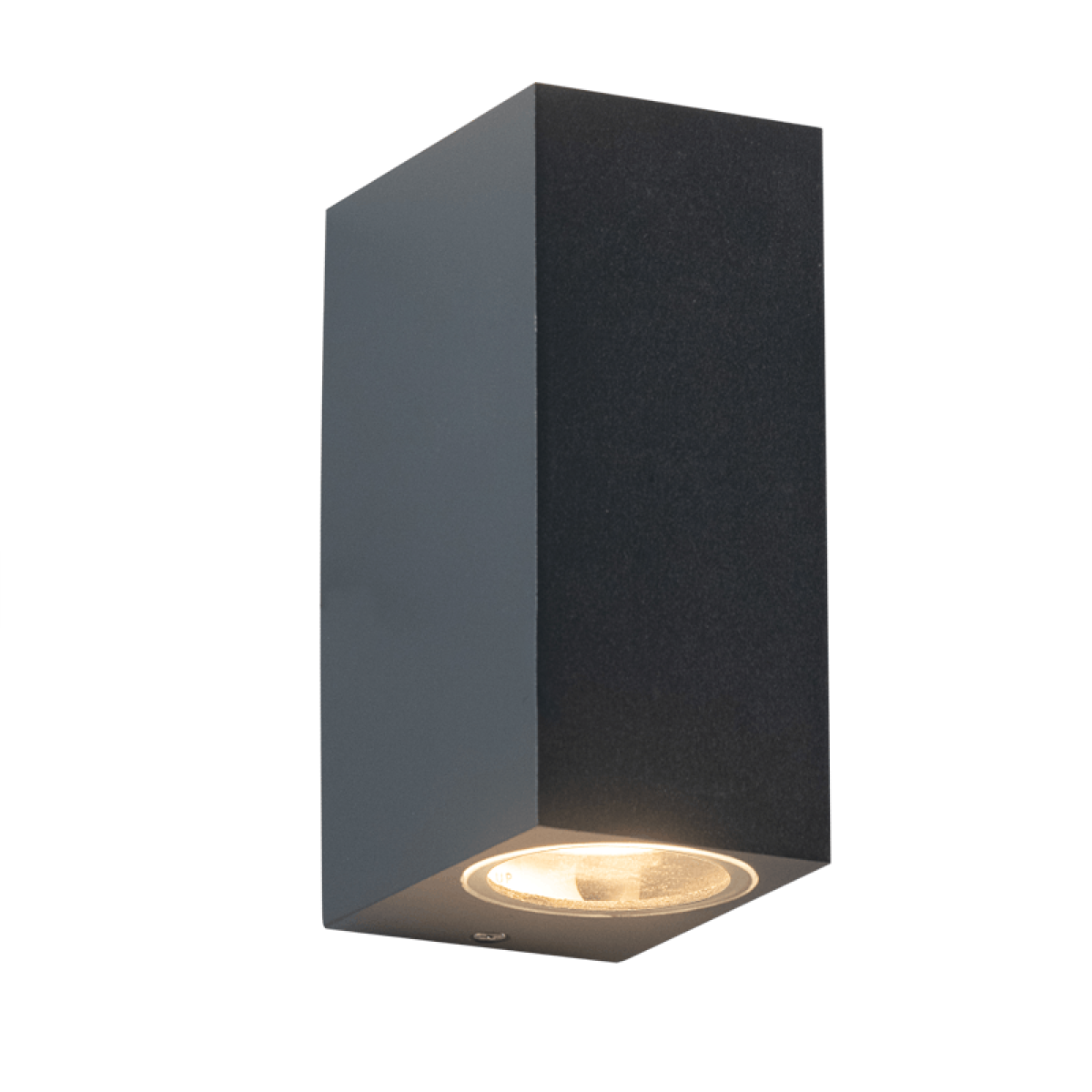 ACA GU10 WALL LUMINAIRE 230V AC DARK GREY IP65 MAX.2X35W