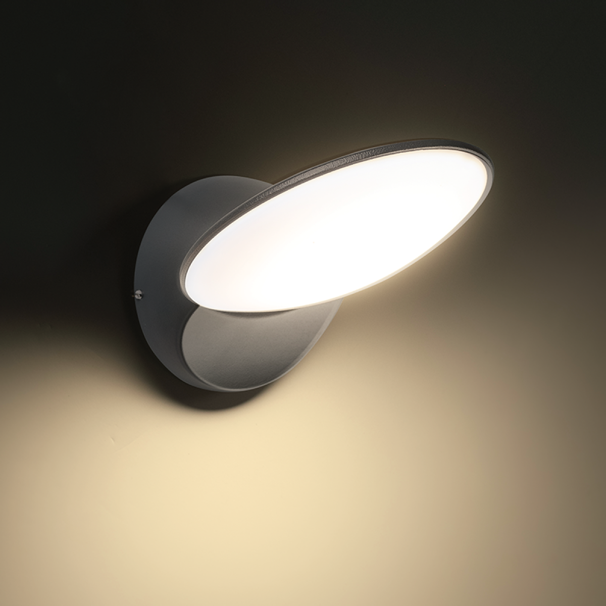 ACA LED SMD WALL LUMINAIRE 14W 630LM 110° 230V AC 3.000K DARK GREY CRI80 IP54 30.000HRS - Image 2