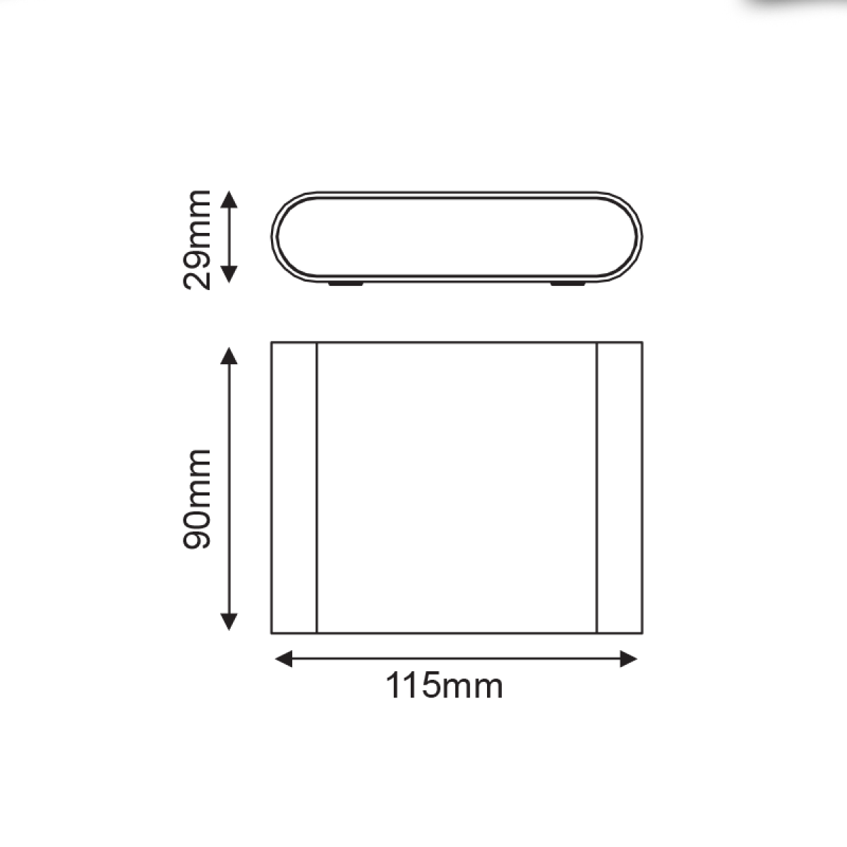 ACA LED SMD WALL LUMINAIRE 7W 310LM 60° 230V AC 3.000K MATT WHITE CRI80 IP54 30.000HRS - Image 3