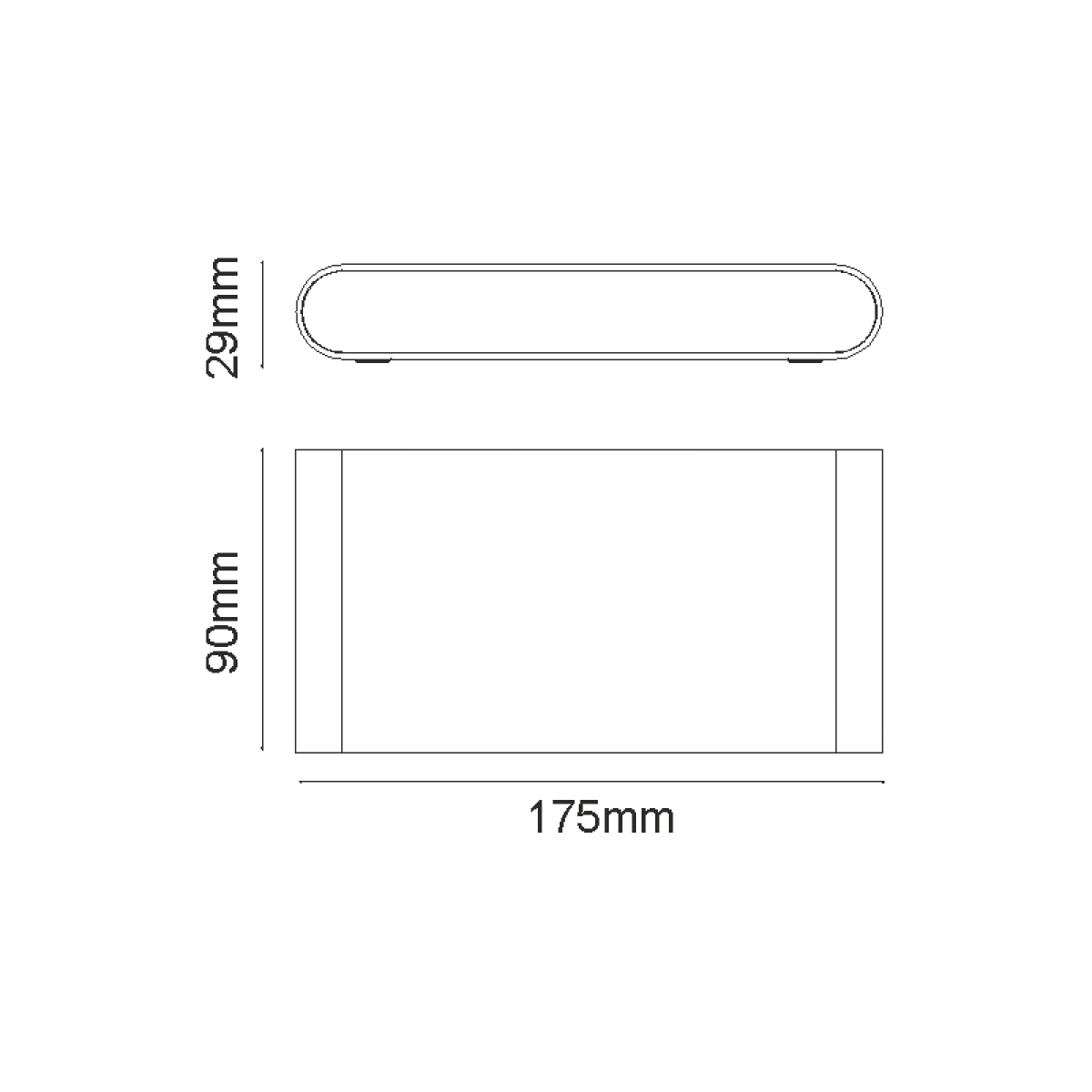ACA LED SMD WALL LUMINAIRE 11W 570LM 60° 230V AC 3.000K DARK GREY CRI80 IP54 30.000HRS - Image 3