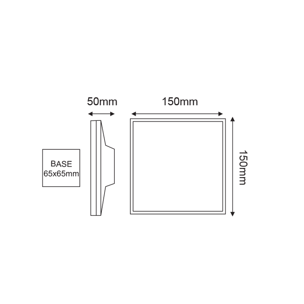 ACA LED SMD WALL LUMINAIRE 8W 450LM 110° 230V AC 3.000K DARK GREY CRI80 IP54 30.000HRS - Image 3