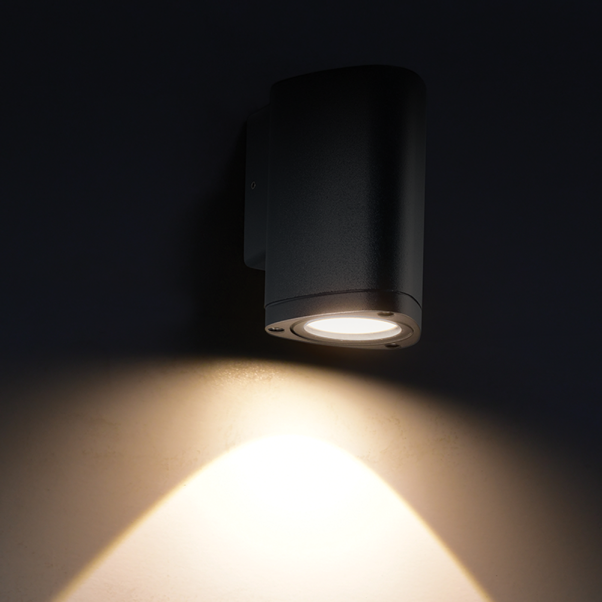 ACA LED HP WALL LUMINAIRE 3W 150LM 50° 230V AC 3.000K DARK GREY CRI80 IP54 30.000HRS - Image 2