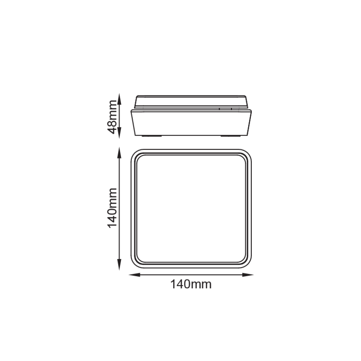 ACA LED SMD WALL LUMINAIRE 12W 650LM 110° 230V AC 3.000K DARK GREY CRI80 IP54 30.000HRS - Image 3