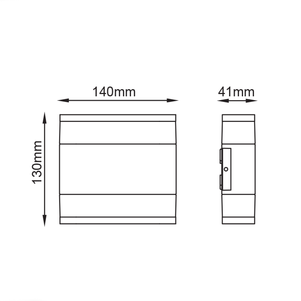 ACA LED SMD WALL LUMINAIRE 9W 480LM 110° 230V AC 3.000K DARK GREY CRI80 IP54 30.000HRS - Image 3