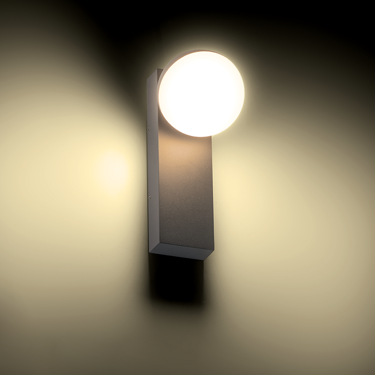 ACA LED SMD WALL LUMINAIRE 10W 580LM 110° 230V AC 3.000K DARK GREY CRI80 IP54 30.000HRS - Image 2