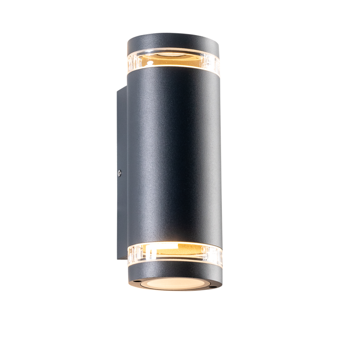 ACA GU10 WALL LUMINAIRE 230V AC DARK GREY IP54 MAX.2X35W