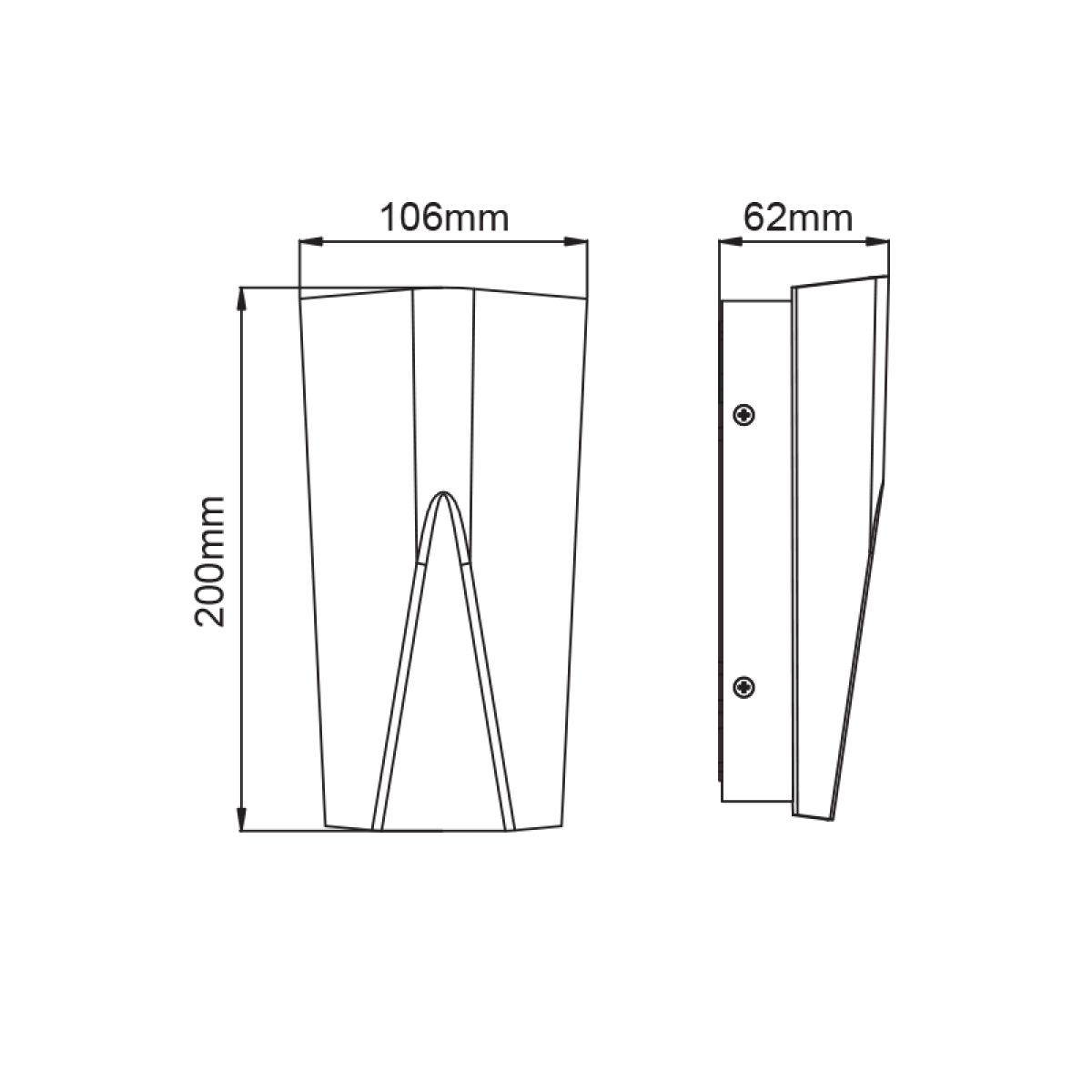 ACA LED SMD WALL LUMINAIRE 11W 370LM 140° 230V AC 3.000K DARK GREY CRI80 IP65 30.000HRS - Image 2