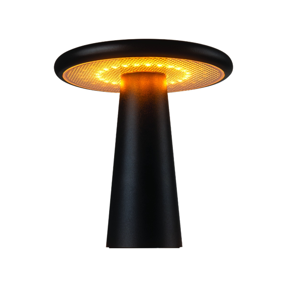 ACA LED SMD TABLE BATTERY LUMINAIRE 2W 190LM MAX 335° CCT 2.200-3.000K MATT BLACK CRI80 IP65
