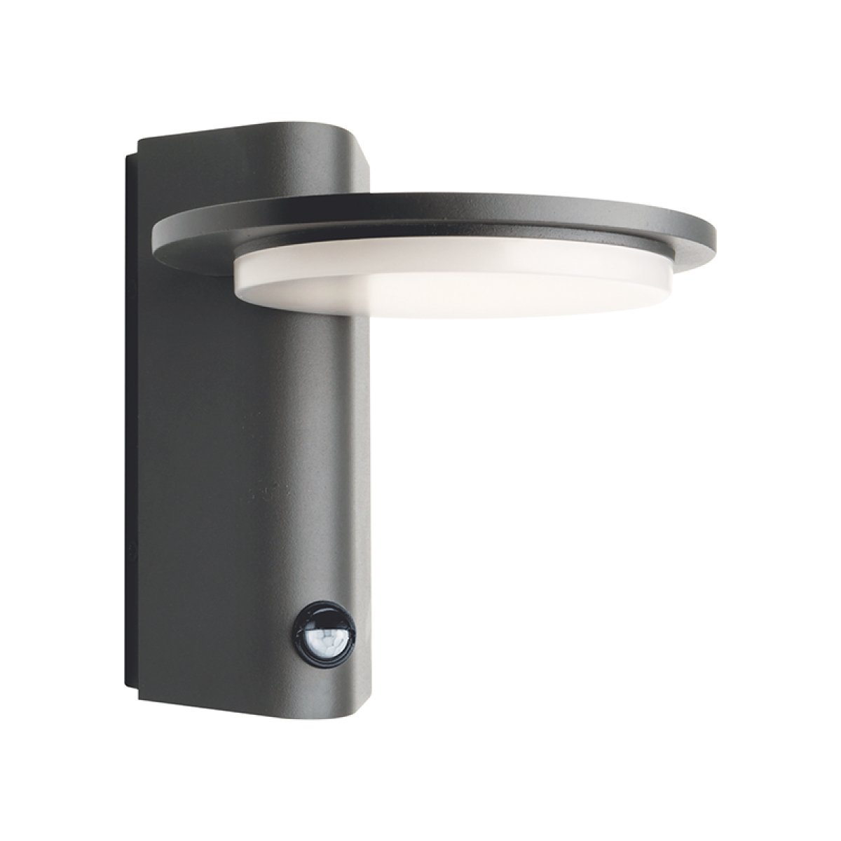 ACA LED SMD WALL SENSOR LUMINAIRE 7W 440LM 145° 230V AC 3.000K DARK GREY CRI80 IP54 30.000HRS