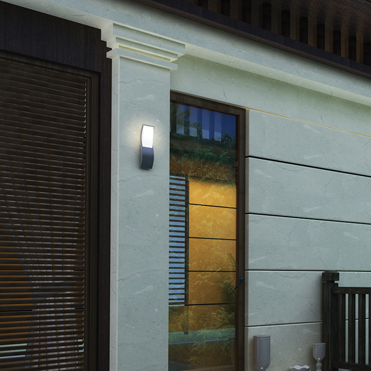 ACA LED SMD WALL LUMINAIRE 7W 520LM 120° 230V AC 3.000K DARK GREY CRI80 IP65 30.000HRS - Image 2