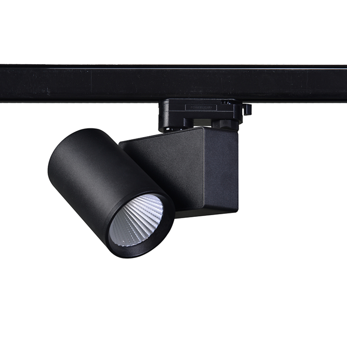 ACA SAND BLACK LED TRACK LUMINAIRE 20W 4000K 3-PHASE 38° 2400LM 230V AC Ra80 5YRS