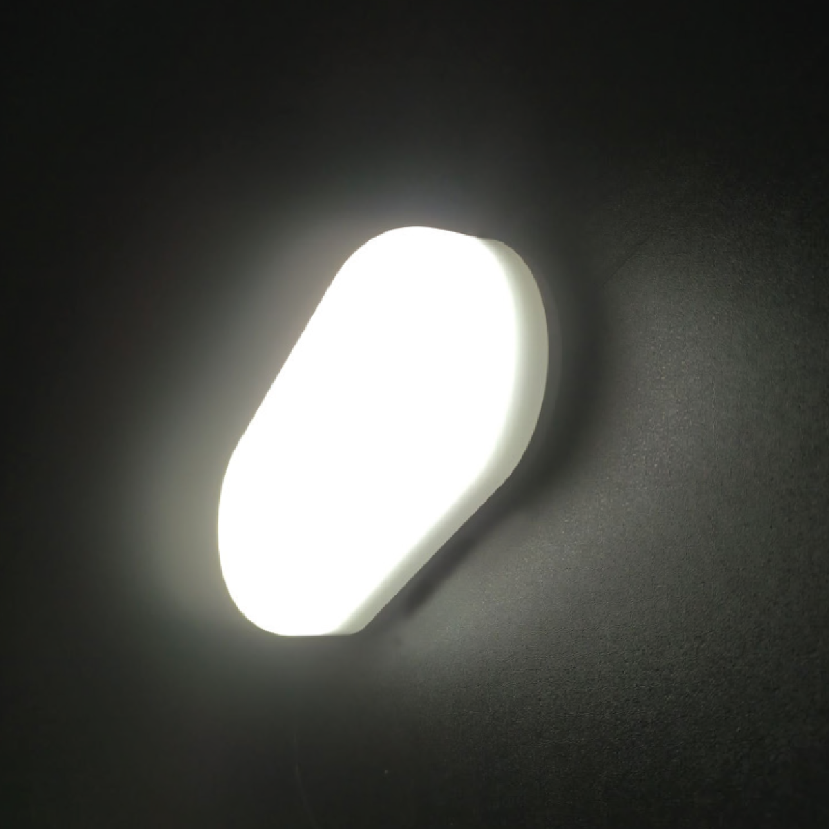 ACA LED PC WHITE WALL LUMINAIRE 230V AC IP66 12W 1020lm 3000K 180° Ra80 - Image 2