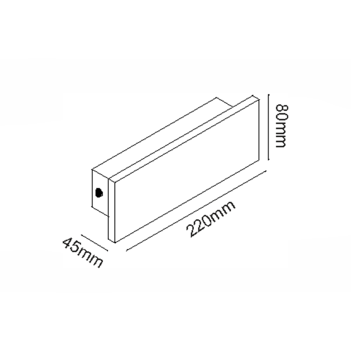 ACA ΕΠΙΤΟΙΧΟ ΓΡΑΜΜΙΚΟ ΦΩΤΙΣΤΙΚΟ LED SMD 8W 540LM 230V AC 3000K RA80 IP65 30.000HRS ΛΕΥΚΟ ΤΣΙΜΕΝΤΟ - Image 2