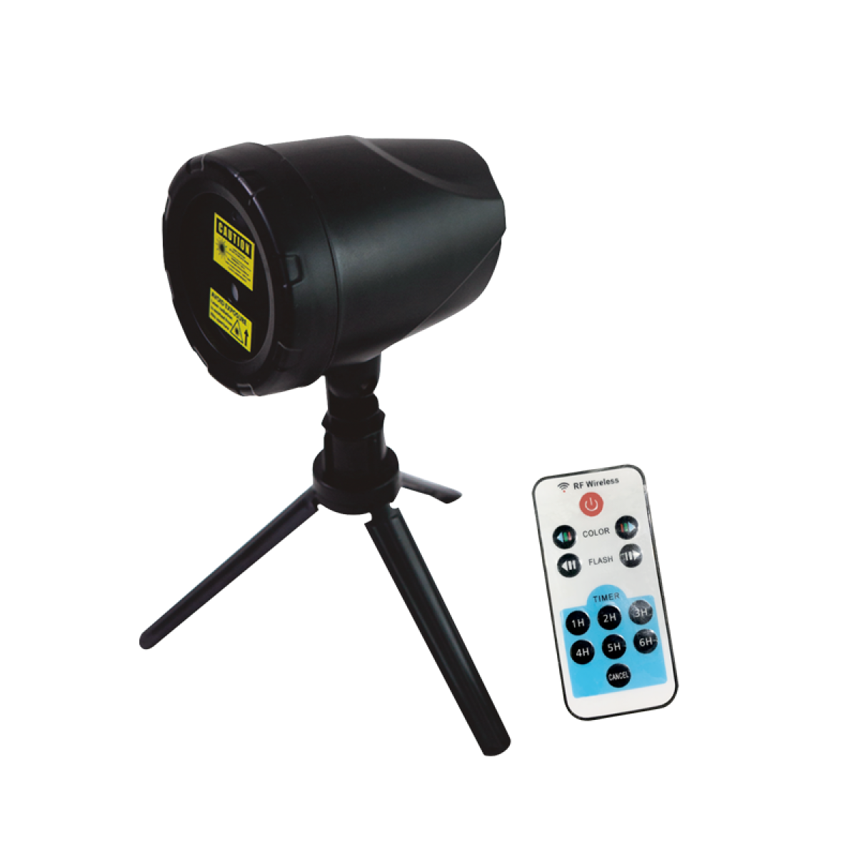 ACA OUTDOOR CHRISTMAS LASER WITH 8 PATTERNS, DAY-NIGHT SENSOR, RF REMOTE,SPIKE,TRIPOD1M CABLE
