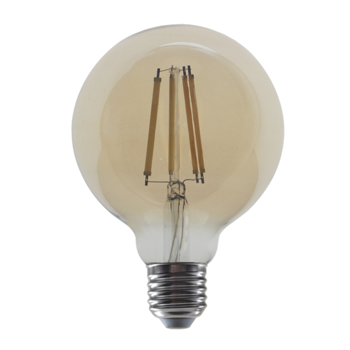 ACA LED FILAMENT E27 DIM G95 AMBER 10W 2700K 230V AC 1160LM RA80