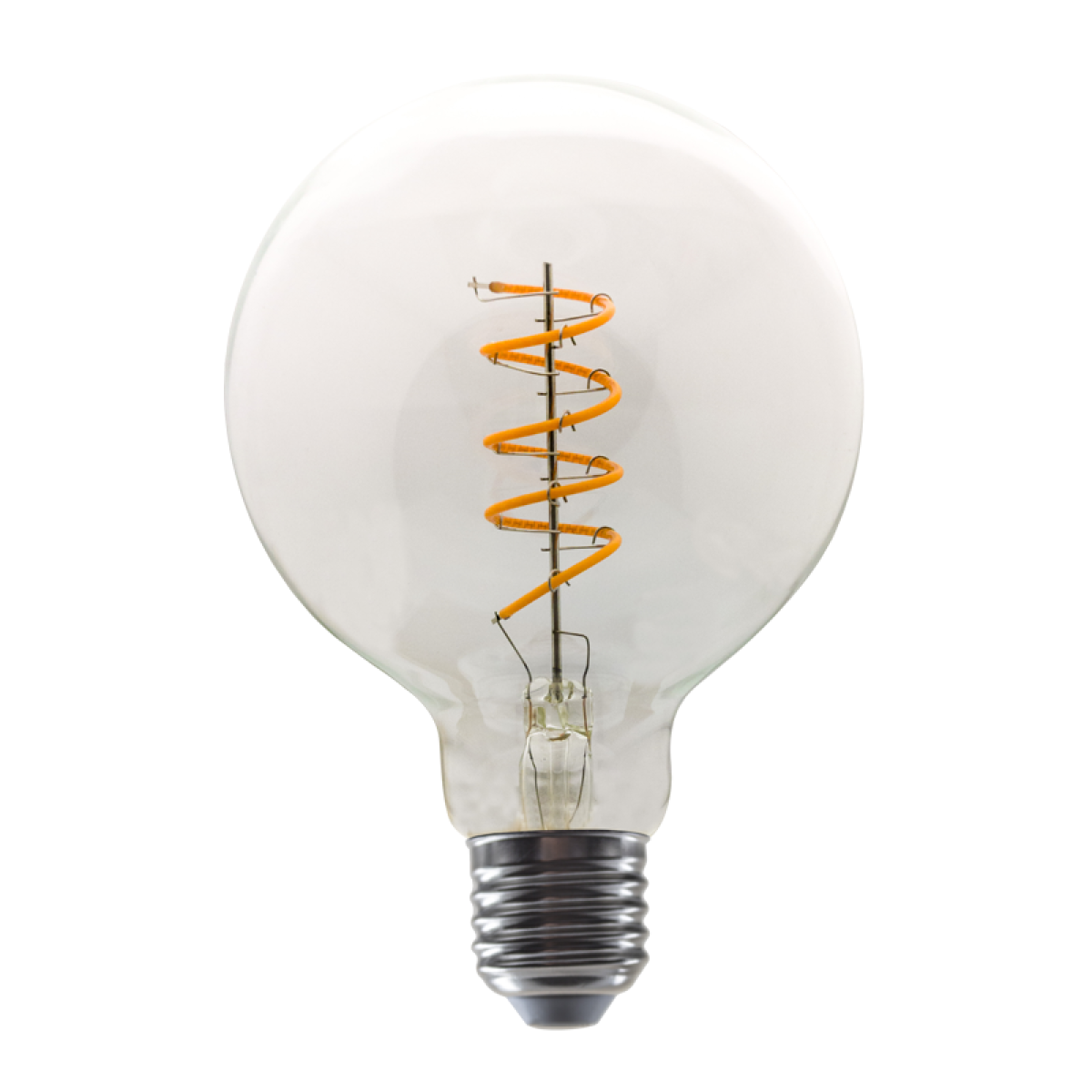 ACA LED FILAMENT E27 DIM G95 SPIRAL 4W 1800K 230V AC 300LM RA80